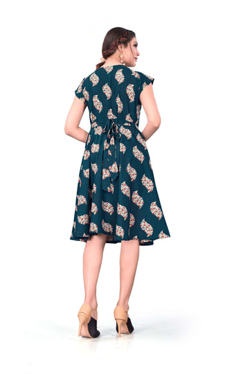 Luxurious Printed American Crepe Kurti